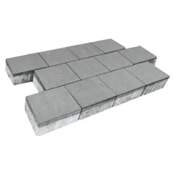 Rechteckpflaster mit Fase, grau10x20x8 cm, 50 Stk./qm