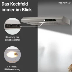 respekta Dunstabzugshaube DH640IXL inox