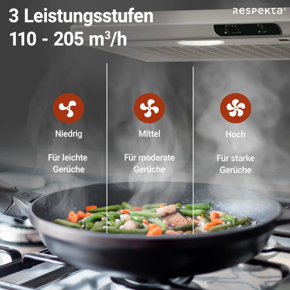 respekta Dunstabzugshaube DH640IXL inox