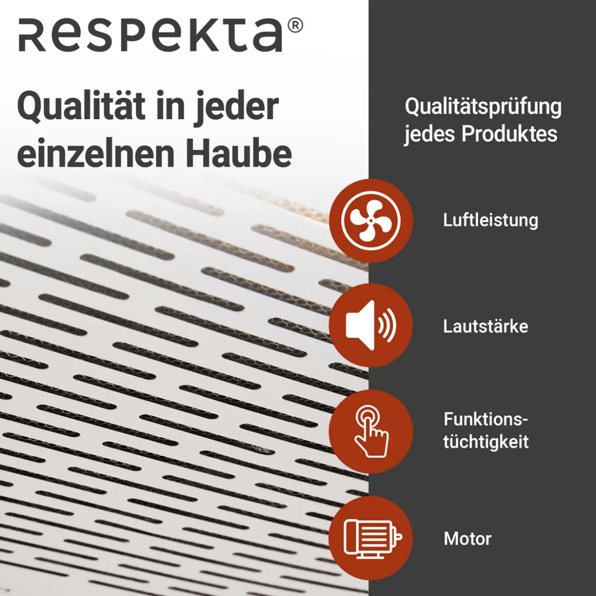 respekta Dunstabzugshaube DH520WL weiss