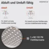 respekta Dunstabzugshaube DH620WL weiss
