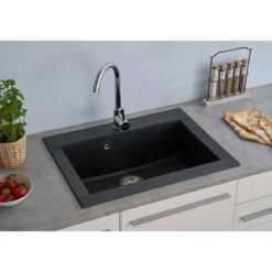Respekta Spuele Schwarz, 66 cmTemperaturbest. bis 180 Grad C wechsels.