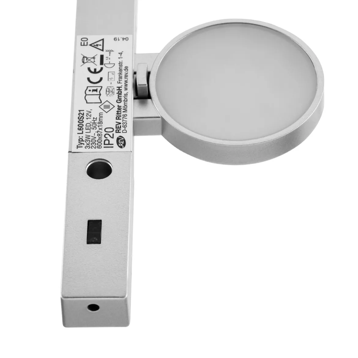 REV Ritter LED-Unterbauleuchte Lightracer 3 x 3W silber