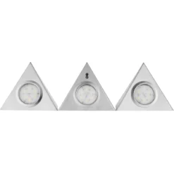 REV Ritter LED-Unterbauleuchte Trinagle Snsor 3 x 2,5W silber