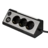 REV Ritter USB-Steckdosenleiste Lightsocket 3fach 2xUSB 0,5W