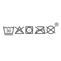 RidderTeppich La Ola 60 x 90 cm grau Polyester