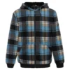 Roadsign Herren Fleece Jacke mit Kapuze schwarz aqua Gr.M