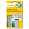 Schellenberg Gurtführung Duo eckig mit Bürste für 14-23 mm Gurtband weiß