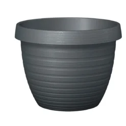 Scheurich Blumentopf Country Star 35 270 35 cm Metallic grau