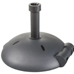 Schneider Schirme Beton-Schirmständer 40 kg halbrund anthrazit