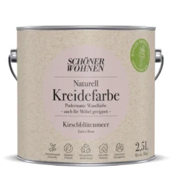 Schöner Wohnen FarbeNaturell Kreidefarbe 2,5 L Kirschblueten- meer