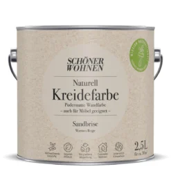 Schöner Wohnen FarbeNaturell Kreidefarbe 2,5 L Sandbriese