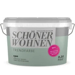 Schöner Wohnen Farbe Trendfarbe Spa Matt 2,5 L