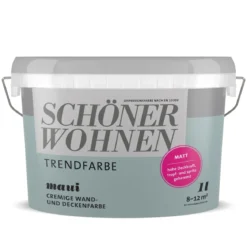 Schöner Wohnen Farbe Trendfarbe Maui Matt 1 L