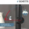 Schütte Spültischarmatur Miami schwarz matt Hochdruck ausziehbar