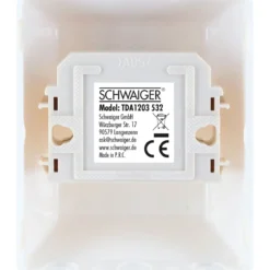 Schwaiger Telefonanschlussdose Universal 3-fach Aufputz