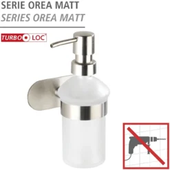 Seifenspender Orea Matt Turbo-LockEdelstahl