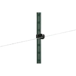 Seilisolator T-Post für 10 mm schwarz