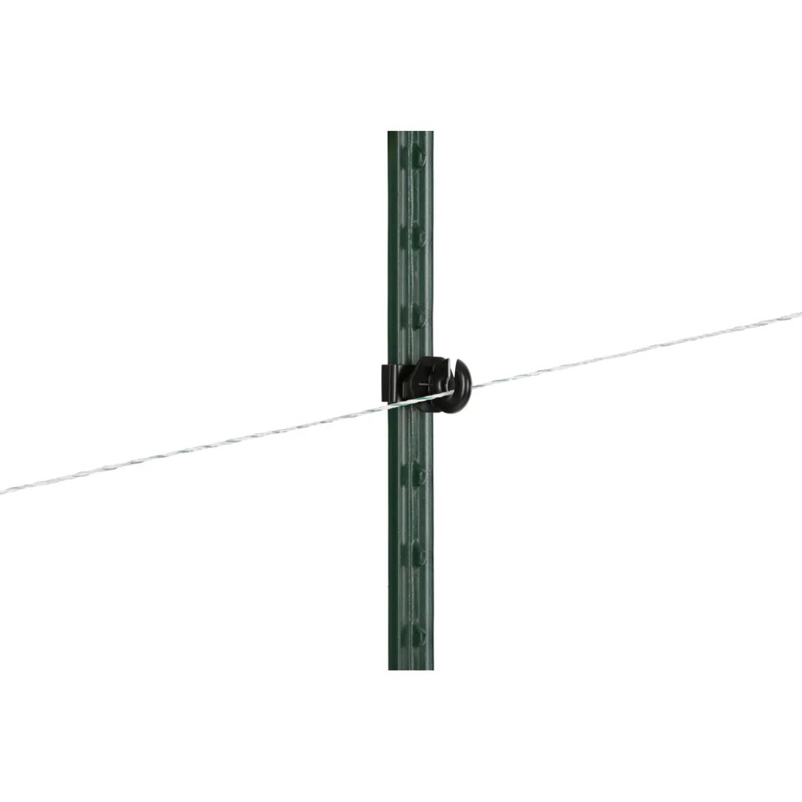 Seilisolator T-Post für 10 mm schwarz