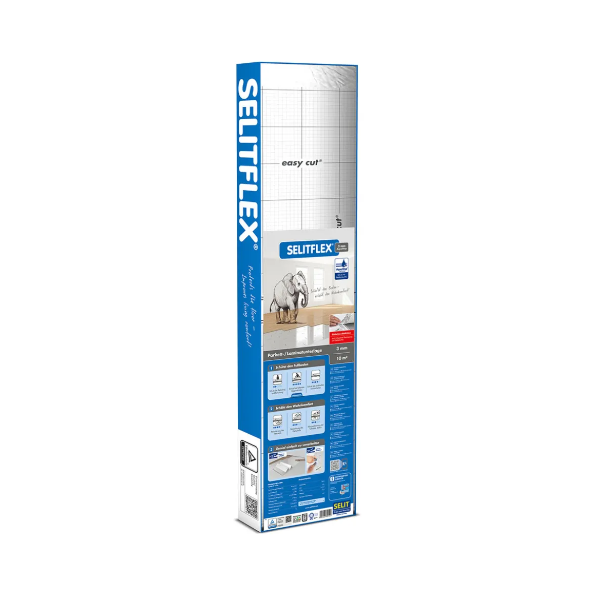 SelitSELITFLEX 3 mm AquaStop Parkett-/ Laminatunterlage 10 m²