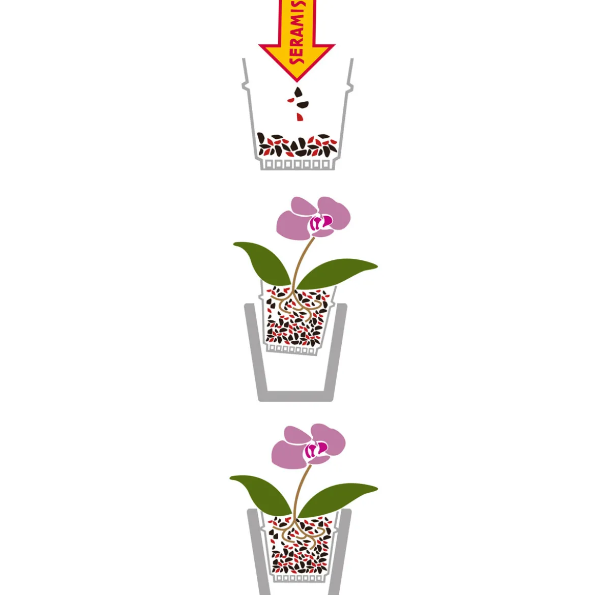 Seramis Spezial-Substrat Orchideen 2,5 L