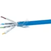 S/FTP-Netzwerkkabel Cat8.1 25m blauunkonfektioniert