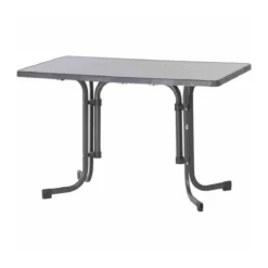 Sieger Boulevard Klapptisch 233/G Tisch70x115 grau Dekorplatte eckig, klappbar