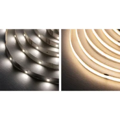 SimpLED COB Strip Set 3m warmweiss 11W230/12V DC weiss Metall