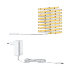 SimpLED COB Strip Set 3m warmweiss 11W230/12V DC weiss Metall