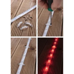 SimpLED Outdoor Stripe Set 5m RGB 13W230/24V DC Transparent Kst