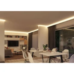 SimpLED Stripe Set 5m RGB Zigbee 230/12VDC Weiss Metall Kst