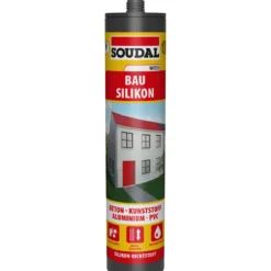 Soudal Bau und Fenster Silikon weiß 300 ml