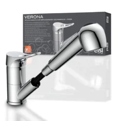 SP-Armatur Verona chrom mit Geschirr-Brause 2S Kartusche mit keram.Dichtungen