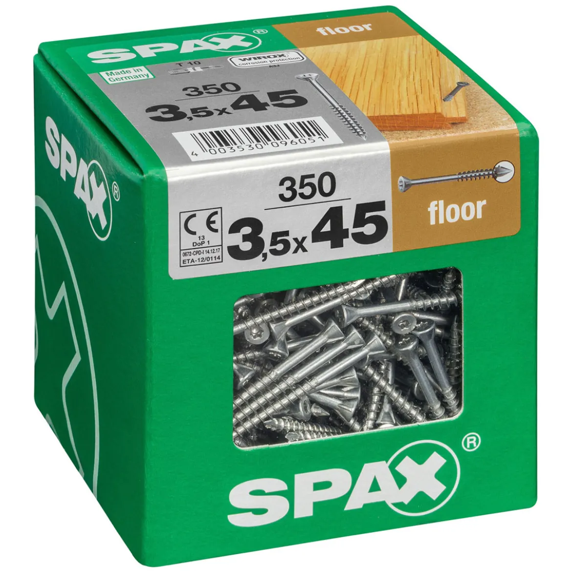 Spax Dielenschrauben WIROX Senkkopf 3,5 x 45 mm