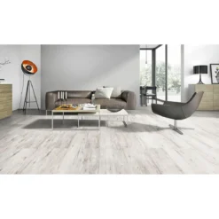 SpechtLaminatboden Classic Ruester weiß 128,6 x 19,4 cm
