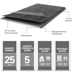 SPECHT SPC Vinyl Ambiente Fliese Paris610x304,8x4,8mm NS 0,5