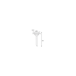 Special Solarspiess Ufo IP44LED 1x0,2WES/Klarglas