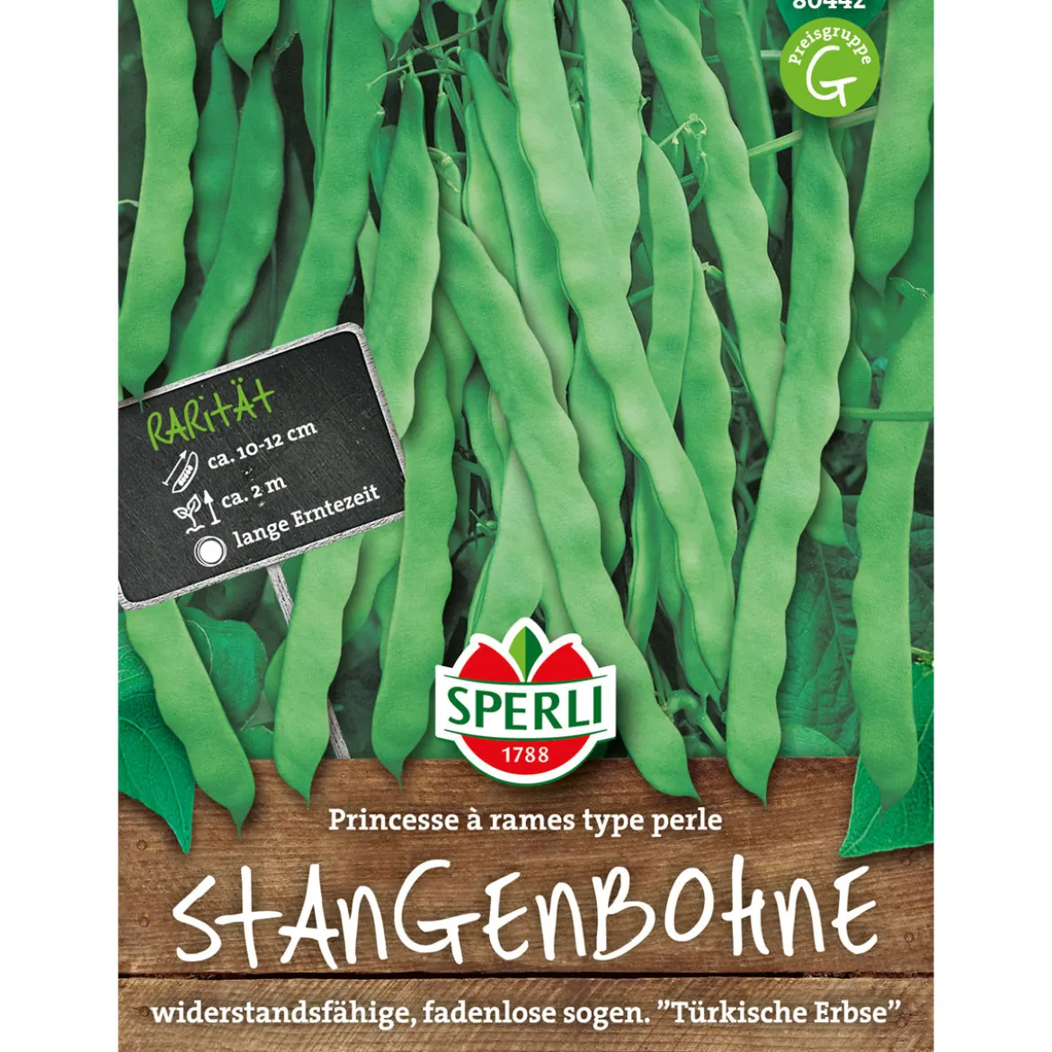 Sperli Stangenbohne Princesse a rames type perle