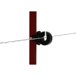 Splint-Isolator für Winkelstahlpfahl schwarz 25 Stück