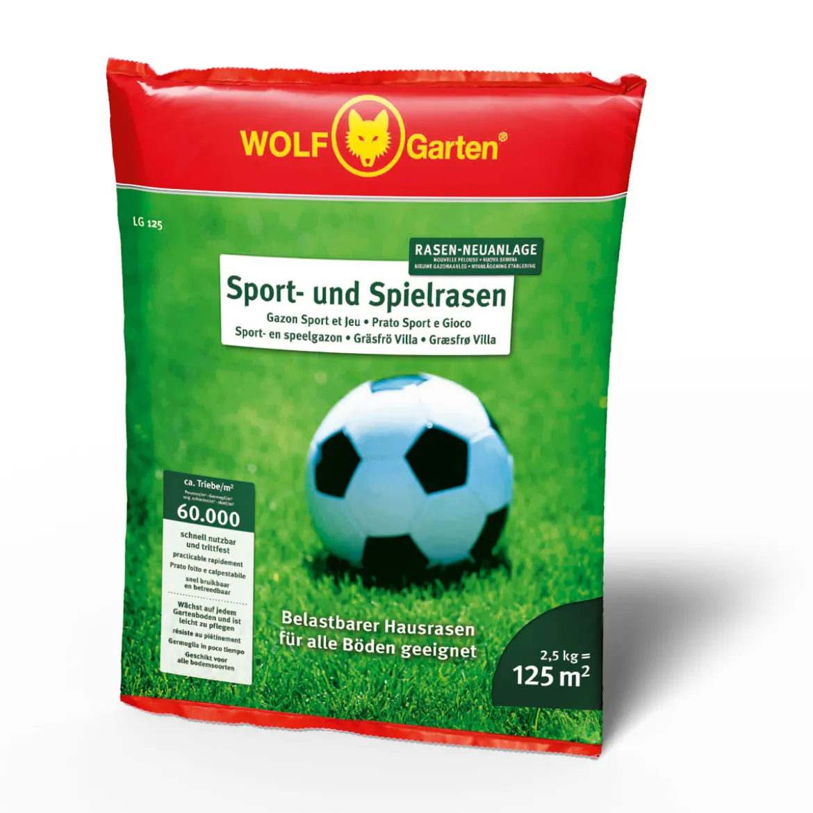 Sport- und Spielrasen LG 125 2,5 kg