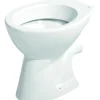 Stand-WC Tiefspueler Keramik mitSpuelrand Abgang waagrecht