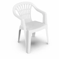Stapelsessel LYRA weiß BxHxT 56 x 80 x 54 cm