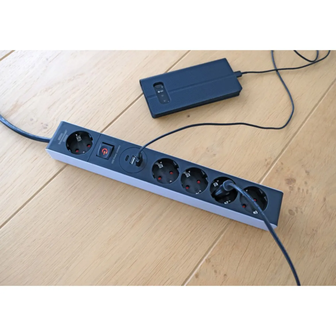 Steckdosenleiste 5-fach 2xUSB, 1xUSB-CQuickCharge
