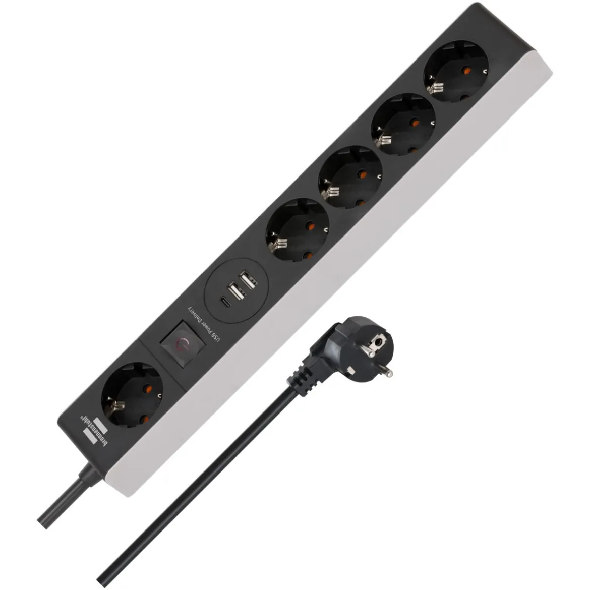 Steckdosenleiste 5-fach 2xUSB, 1xUSB-CQuickCharge