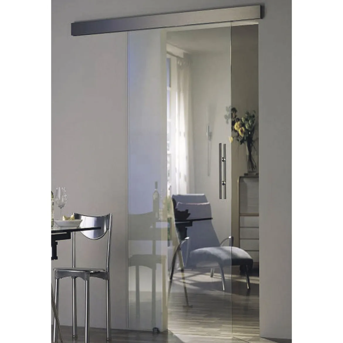 Suki Glasschiebetür-System-Set Serie H 190 cm