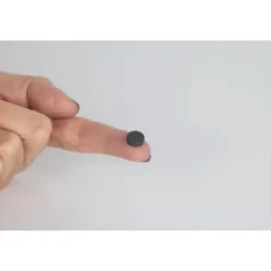 Suki Magnetscheibe Ferrit, selbstklebend, Ø 10 x 3 mm, schwarz