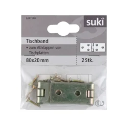 Suki Tischband verzinkt 8 x 2 cm 2 Stück
