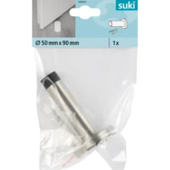Suki Türstopper mit Schraube 9 cm satiniert