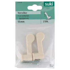 Suki Vorreiber 5,5 cm creme 2 Stück