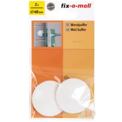 Suki Wandpuffer-Set klebend 4 cm weiß 2 Stück